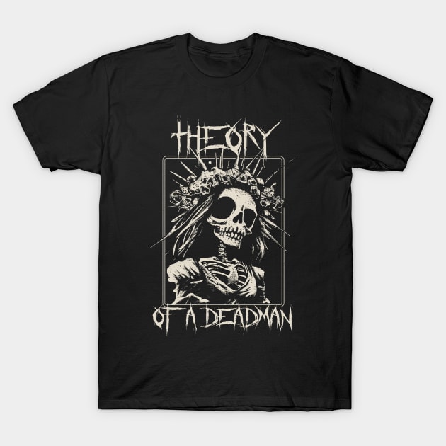 theory bride skeleton T-Shirt by hex pixel